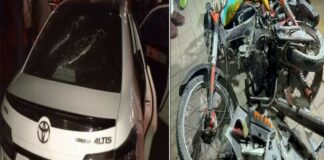 Couple Dies in Tragic Karsaz Road Accident