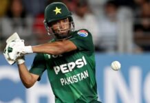 Hasan Nawaz Brilliant Knock Puts Pakistan Ahead in 205 Chase