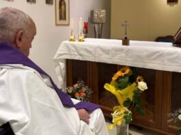 Vatican Releases First Image of Pope Francis in Hospital