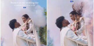 Wedding Colour Bomb Malfunction Leaves Bride Injured