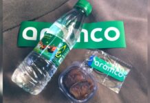 Aramco clarifies free water bottles distributed in Ramadan were not Zam Zam
