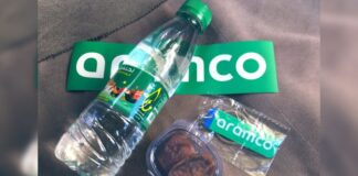 Aramco clarifies free water bottles distributed in Ramadan were not Zam Zam