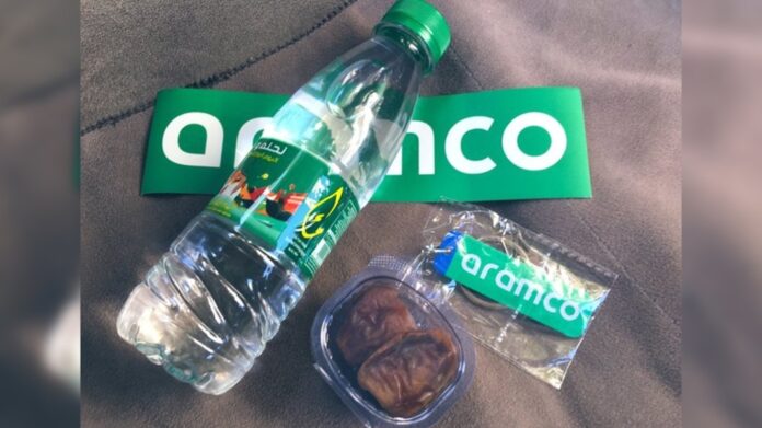 Aramco clarifies free water bottles distributed in Ramadan were not Zam Zam