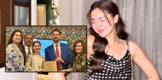 Hania Aamir Honoured at UK Parliament With 'Star of Pakistan' Award