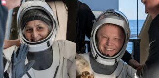 Astronauts Butch and Suni Back on Earth after Nine Months in Space
