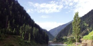 Jhelum River, Pakistan, Stabilise Following Mangla Discharge