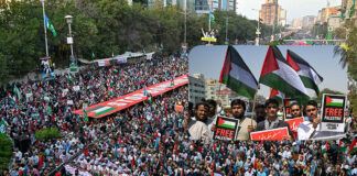 Thousands March in Karachi in Solidarity with Palestine