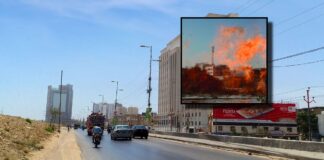 Fire in Korangi Creek Continues to Burn for Sixth Day