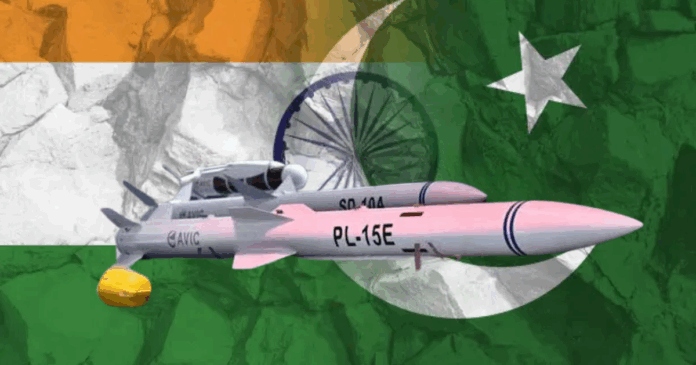 Chinese PL-15 Missile Used in Combat for the First Time During Pakistan-India Conflict