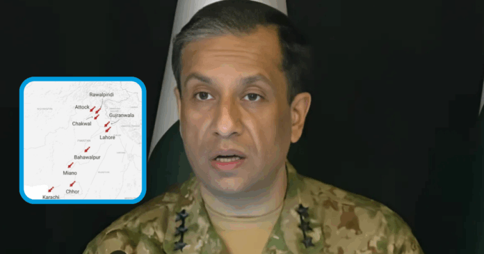 Indian Drones Strike Nine Pakistani Cities on Thursday Morning, Reports DG ISPR