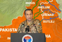 DG ISPR Dismisses India’s Water Threat As “Insane Thinking”