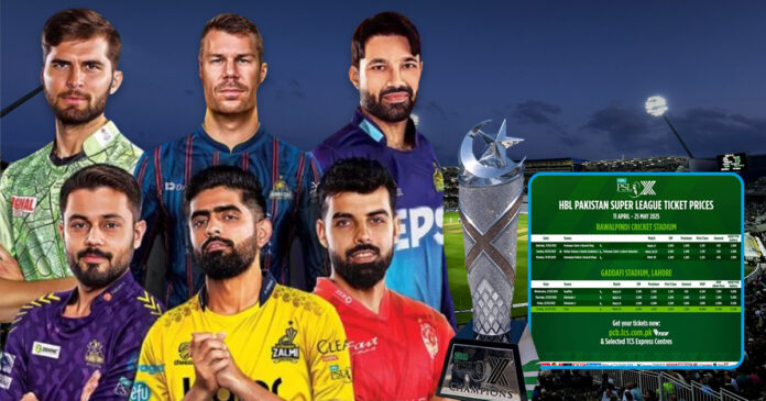 PCB Shares PSL 10 Ticket Updates for Remaining Matches