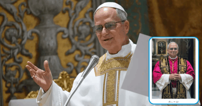 The Vatican has revealed Pope Leo XIV’s first official portrait.