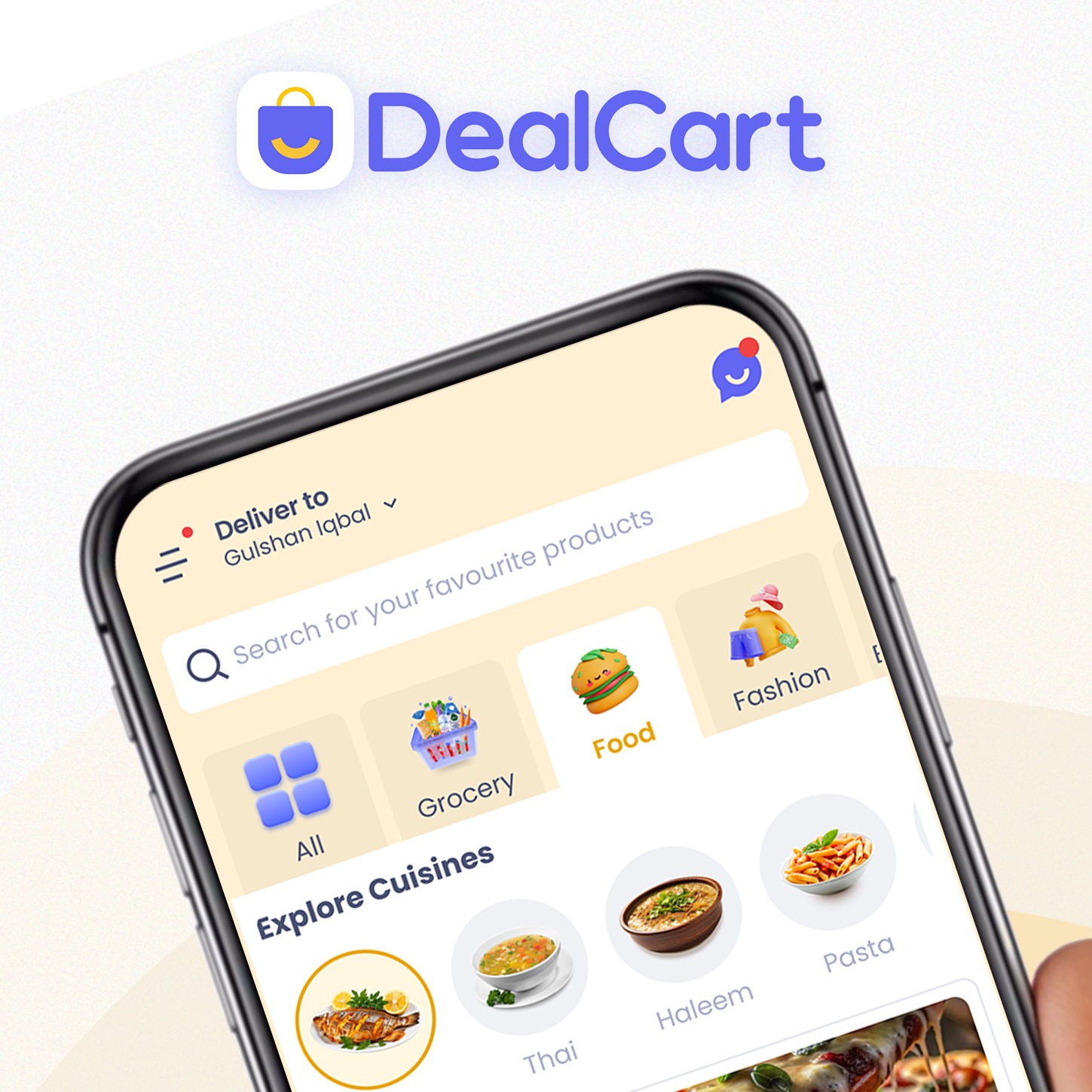 DealCart Is Now Delivering Food - But Doing It Differently