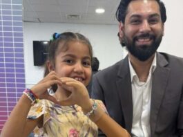 gazas-sidra-gets-a-prosthetic-arm-from-bioniks-pakistan