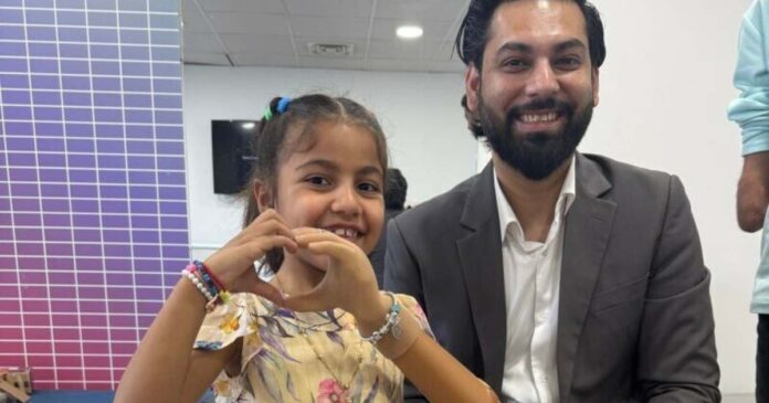 gazas-sidra-gets-a-prosthetic-arm-from-bioniks-pakistan