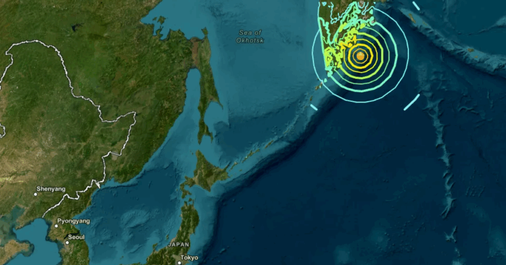 Russia earthquake japan tsunami warning
