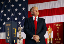 Trump perfume, Victory 45-47, Trump products,