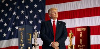 Trump perfume, Victory 45-47, Trump products,