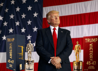 Trump perfume, Victory 45-47, Trump products,