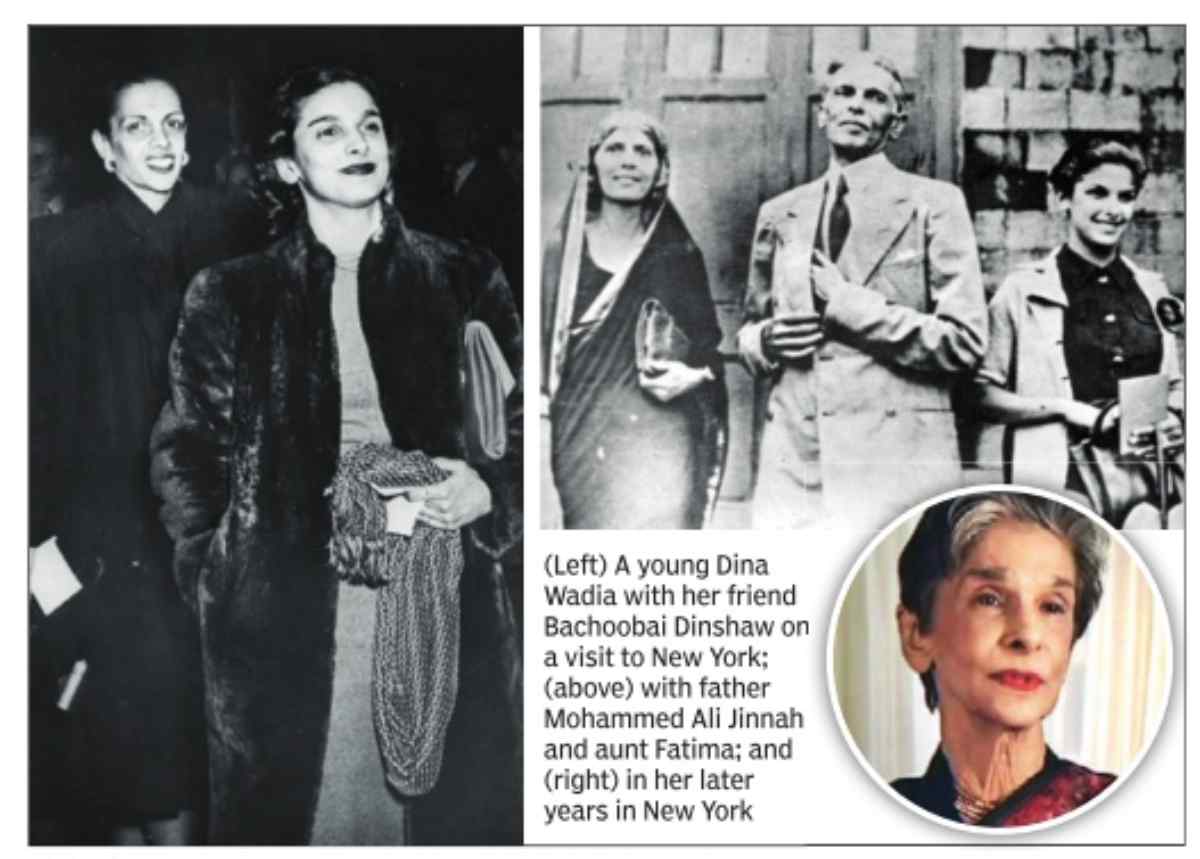 Dina-Wadia-with-her-friend-left-Dina-Wadia-with-her-father-Mohammed-Ali-Jinnah-and-aunt-Fatima