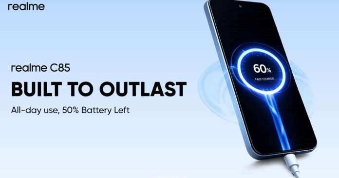 More Screen Time, Less Charging Time: realme C85
