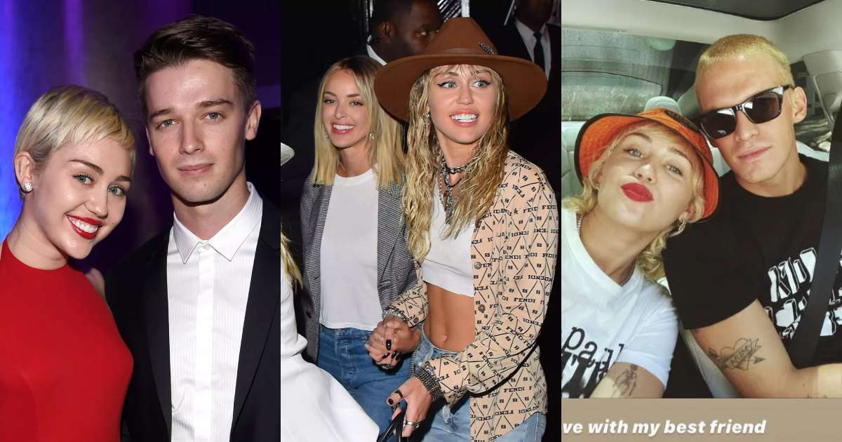 Miley Cyrus was linked to Cody Simpson, Patrick Schwarzenegger and Stella maxwell