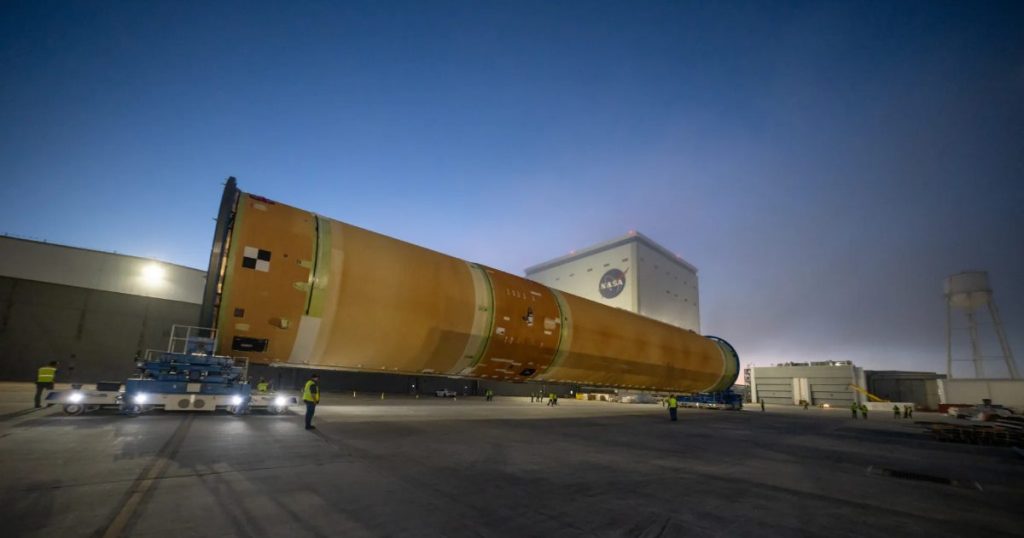 artemis-iii-rocket-rollout-sls