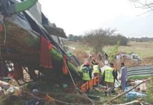 Wedding Bus Plunges in Swat Ravine, Killing Five swat-bus-accident