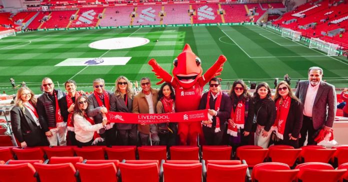 Standard Chartered is the official bank partner of Liverpool FC