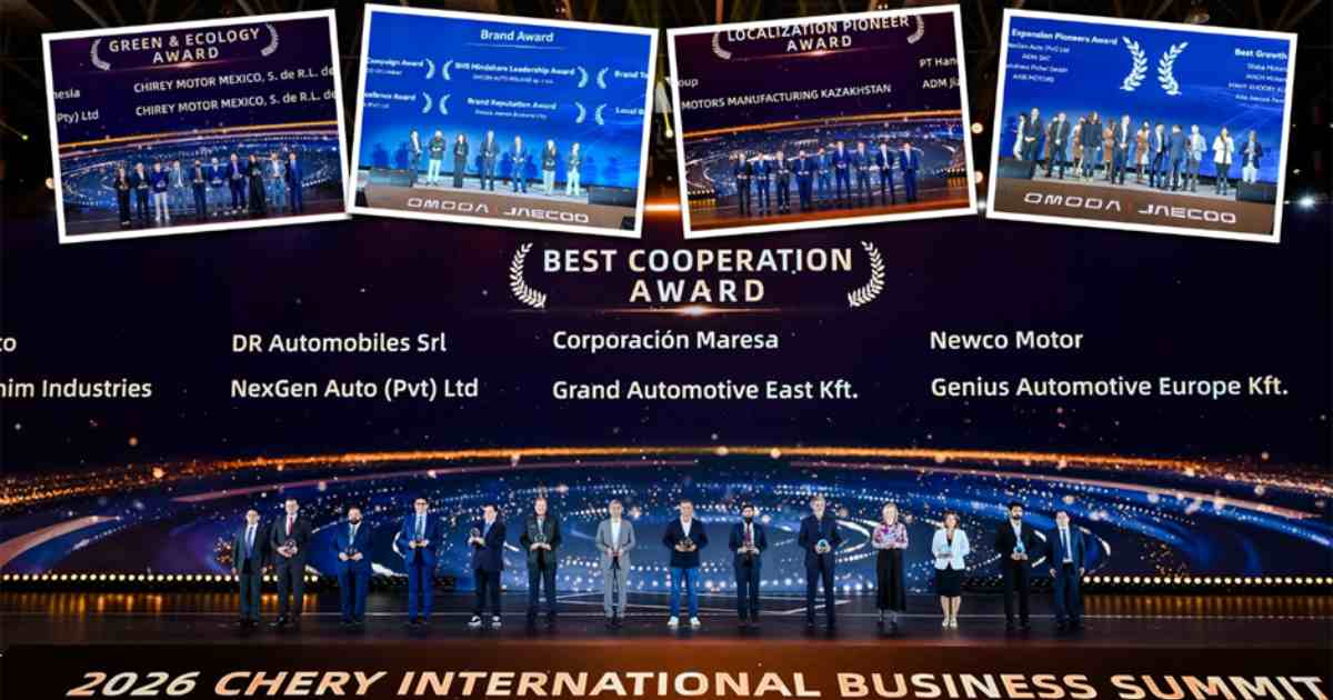 NexGen Auto (Nishat Group) Wins Big at
Chery International Business Summit 2026