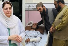 Dr. Mahnoor During Quetta Acid Attack