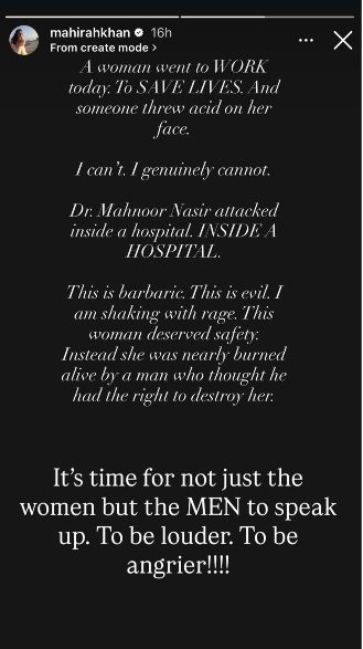 Dr Mahnoor Acid Attack