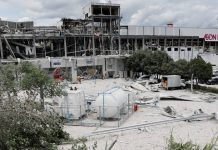 Japanese Mall Built to Withstand Earthquakes Collapses Again On Tuesday