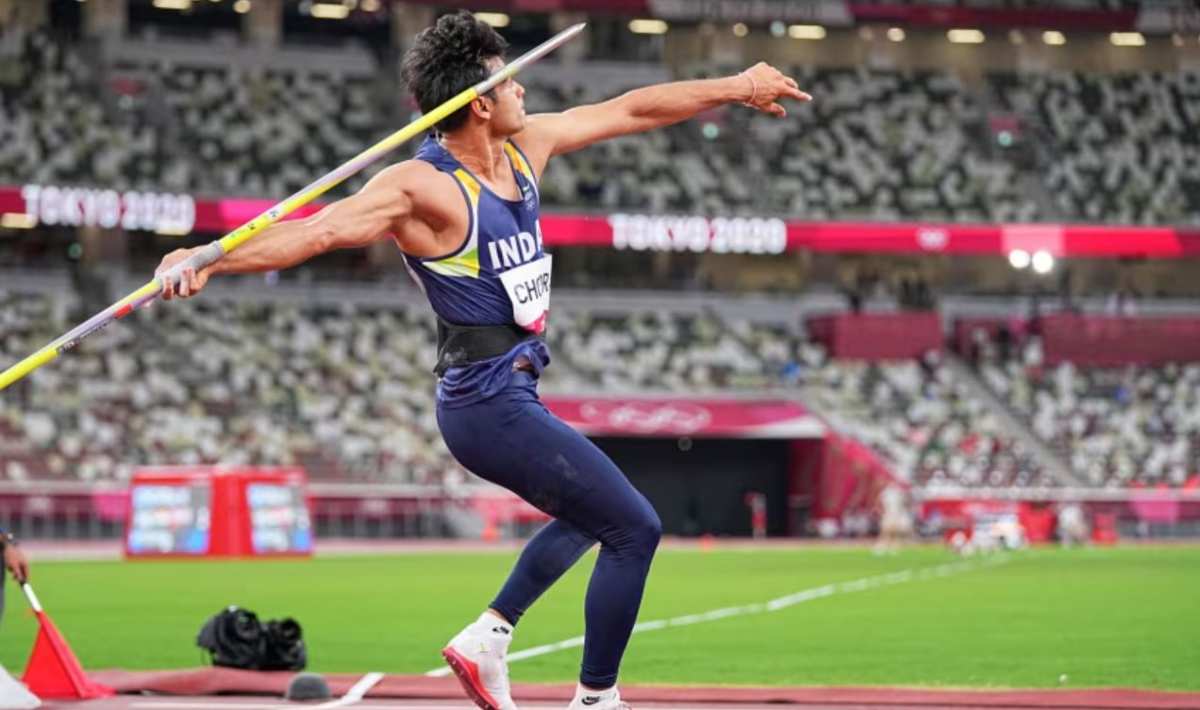 Neeraj Chopra's throw of 87.58m won him javelin gold at Tokyo 2020