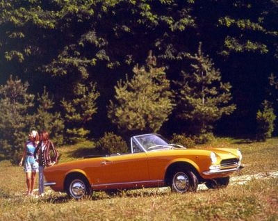 A 1968 Fiat 124 Spider