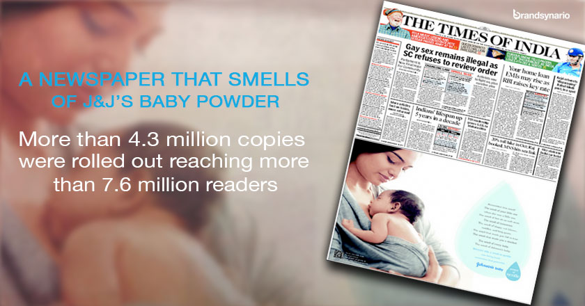 A Newspaper that Smells of J&J Baby Powder