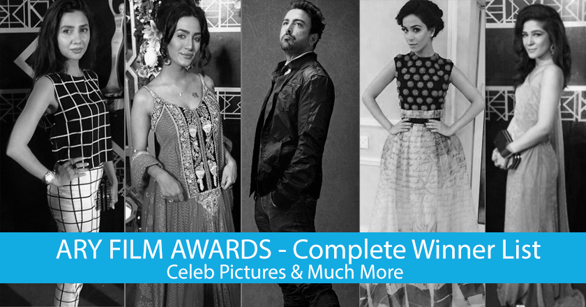 ARY Film Awards 2014 - Complete Winners List