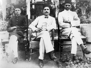 Allama Iqbal at a reception given by National League, London