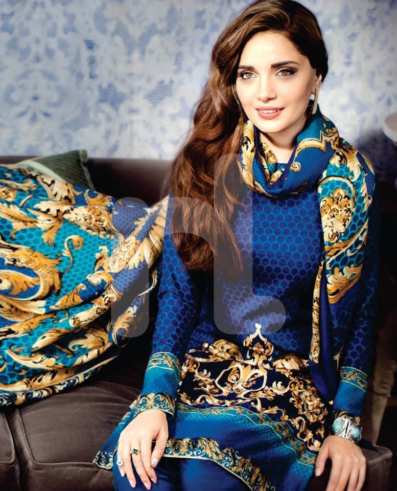 Armeena Rana Khan Nishat Winter Collection (5)