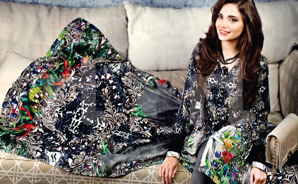 Armeena Rana Khan Nishat Winter Collection (6)