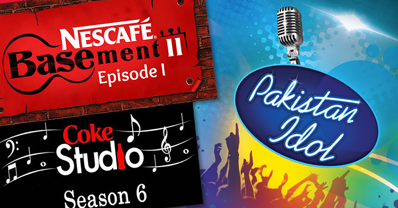 Coke Studio vs Nescafe Basement vs Pakistan Idol Battle of the Brands