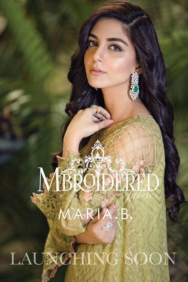 Embroidered Luxury Pret Collection MariaB Mayal Ali