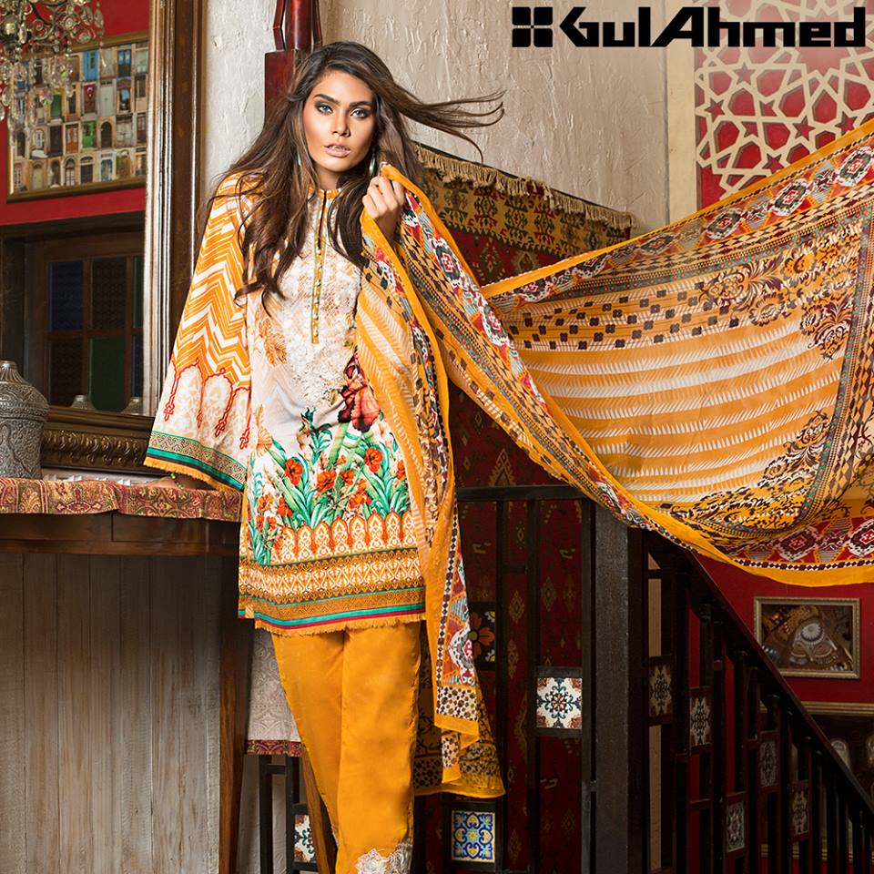 Gul Ahmed Mid Summer Cambric Collection 2016 - Now Available