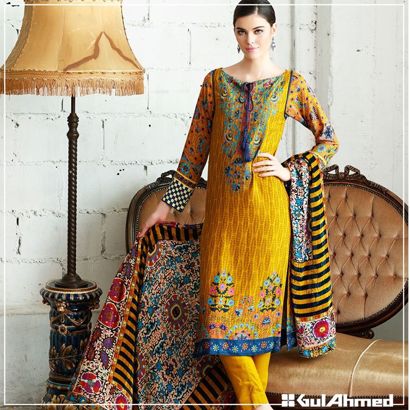 Gul Ahmed Winter Collection 2015 (22)