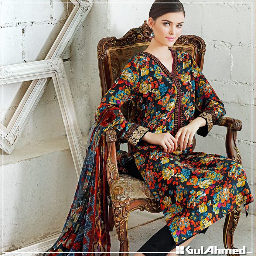 Gul Ahmed Winter Collection 2015 (26)