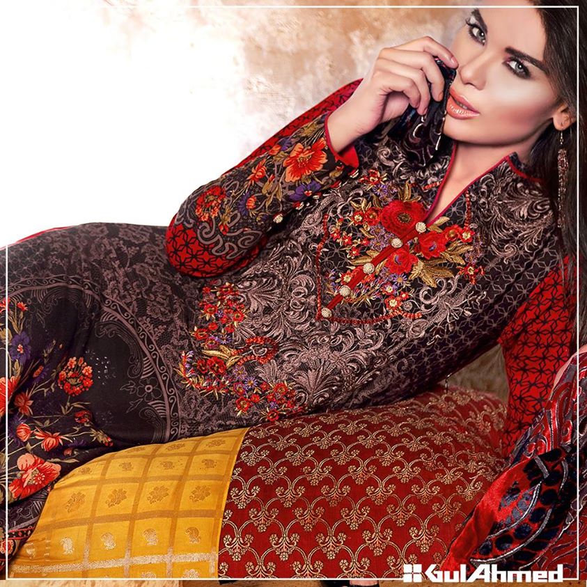 Gul Ahmed Winter Collection 2015 (35)