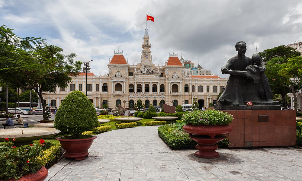 Ho Chi Minh City Hall Vietnam Day View