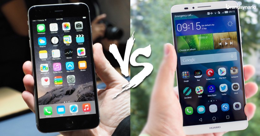 Huawei Ascend Mate 7 vs iPhone 6 plus