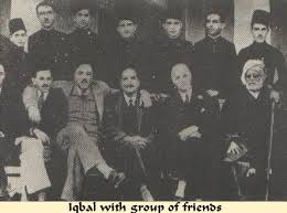 Iqbal with friends